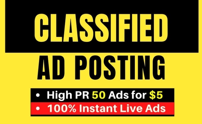 I crate 60 manually ads posting in USA UK Canada EU a...