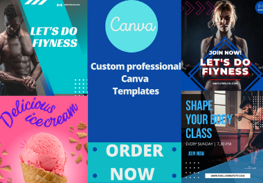 I will design unique instagram templates and logo for...
