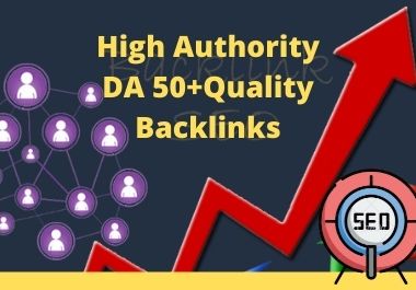 I will do SEO Dofollow high DA Quality Powerfull Back...