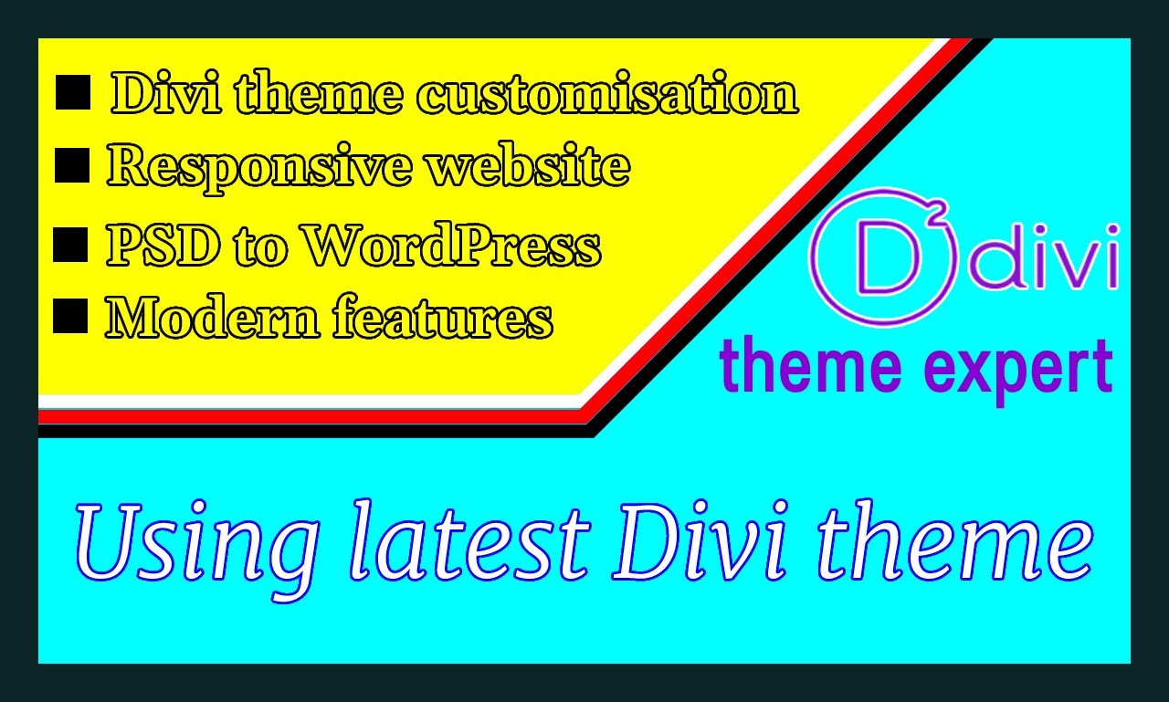 I will be your expert for divi theme, divi builder or...