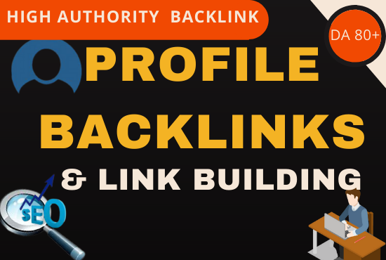 I will create 100 high da profile backlinks for seo r...