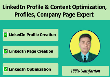 LinkedIn Profile & Content Optimization, Profile...