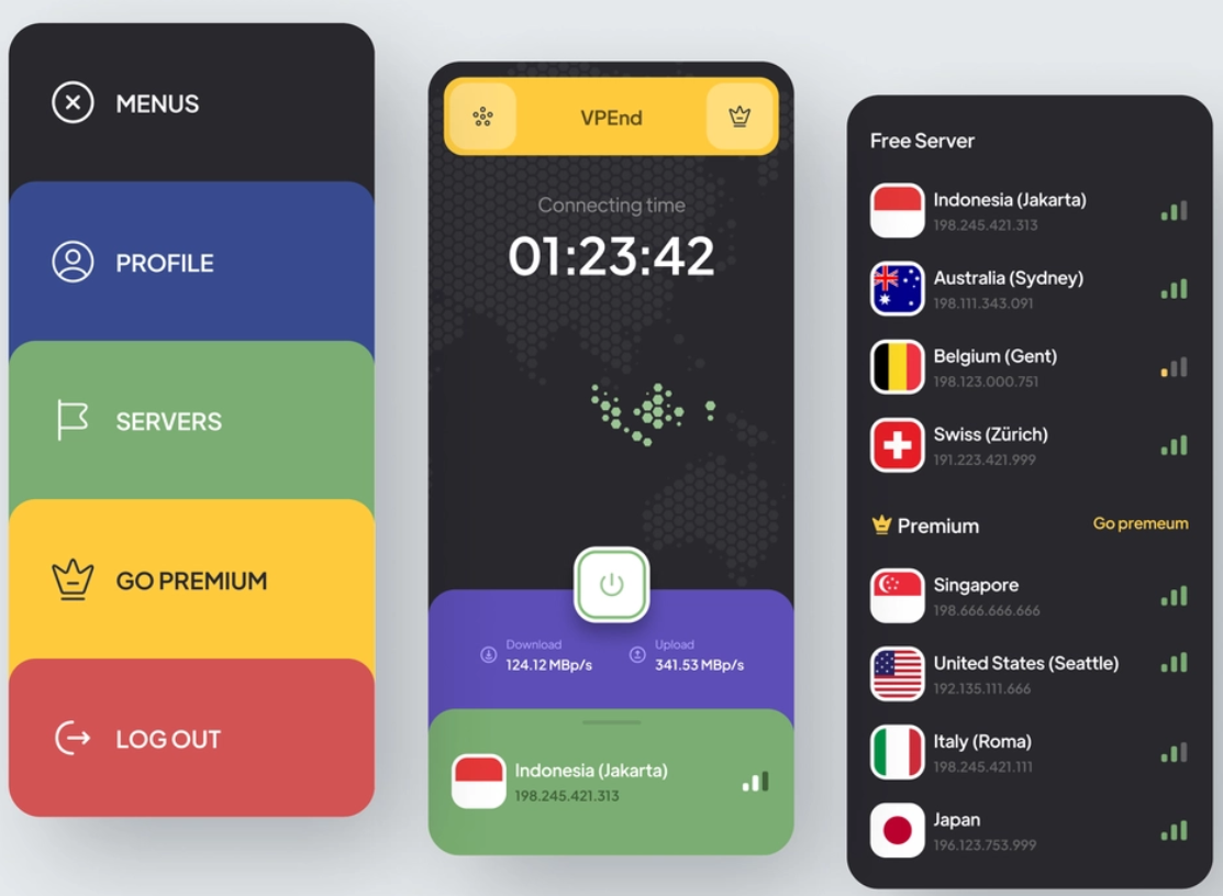 I will create an android and ios vpn app with ads and...