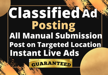 I Will crate 80 ad posting high traffics sites Boost ...