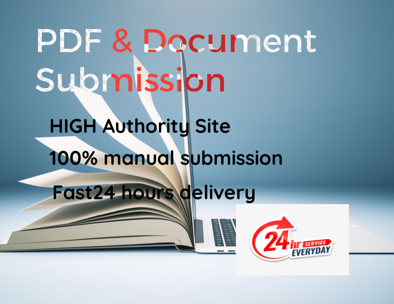 I will do 100 PPT, PDF, doc, backlinks submission ...