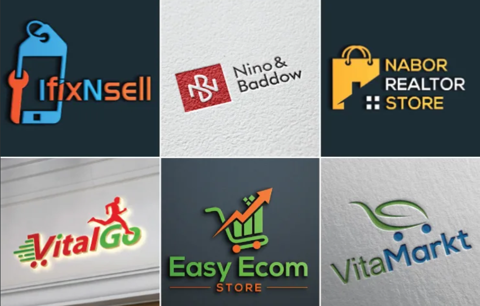 I will design a creative ecommerce logo and shopify b...