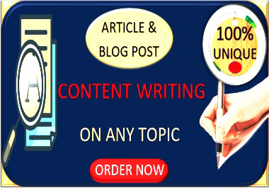 I Will Write 1500 words SEO Friendly Blogs and Conten...