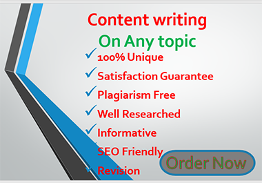 I Will Deliver 1500 Words SEO Friendly 100 Percent Un...