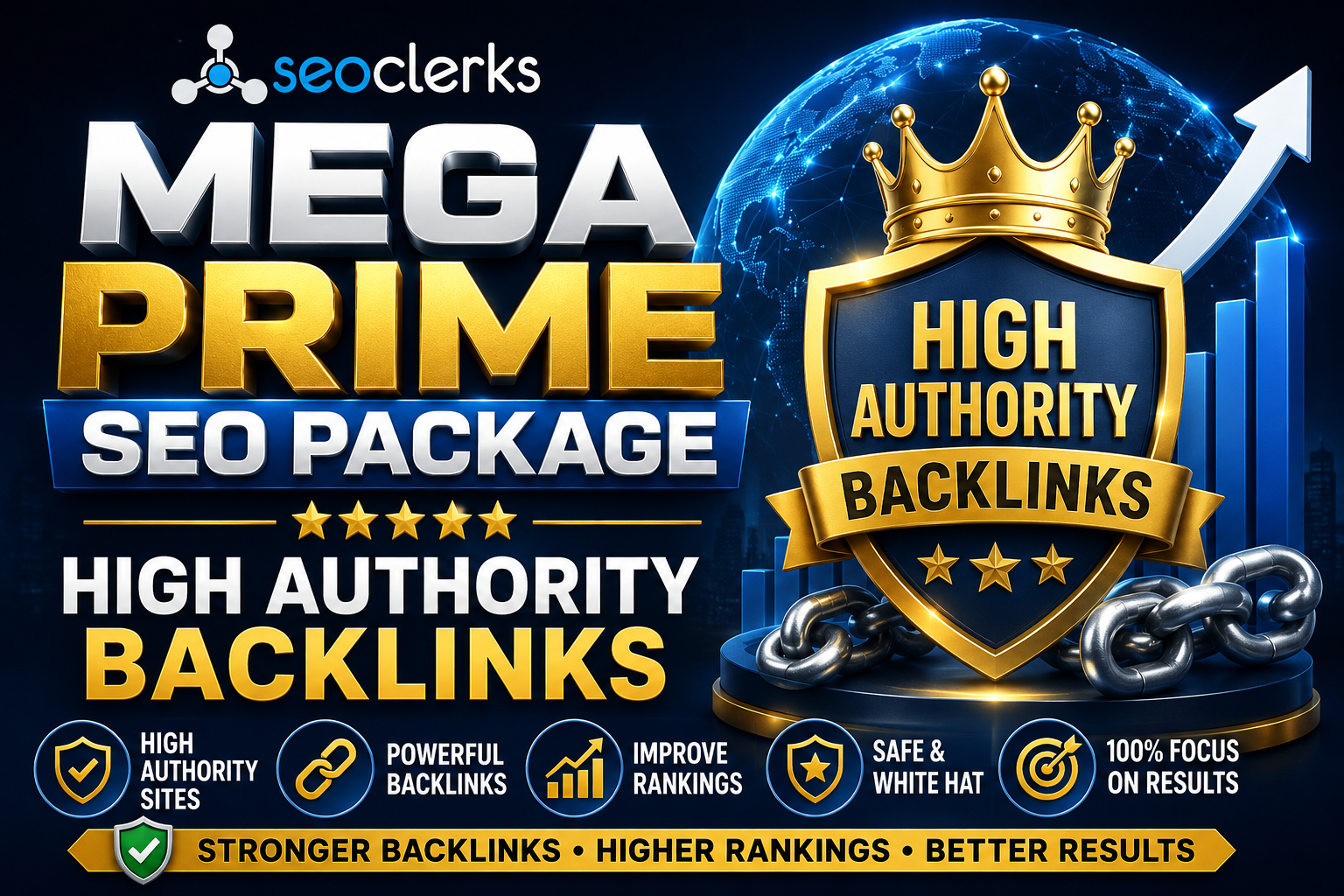 MEGA PRIME SEO PACKAGE High Authority Backlinks for T...