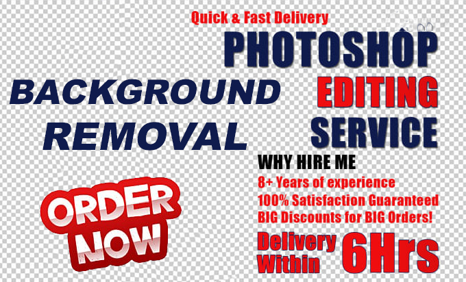 I will do professional photoshop editing and remove b...