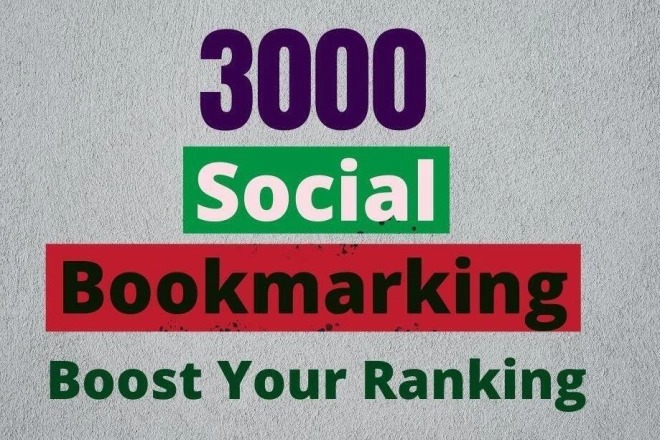 3000 Social bookmarking dofollow authority backlinks ...