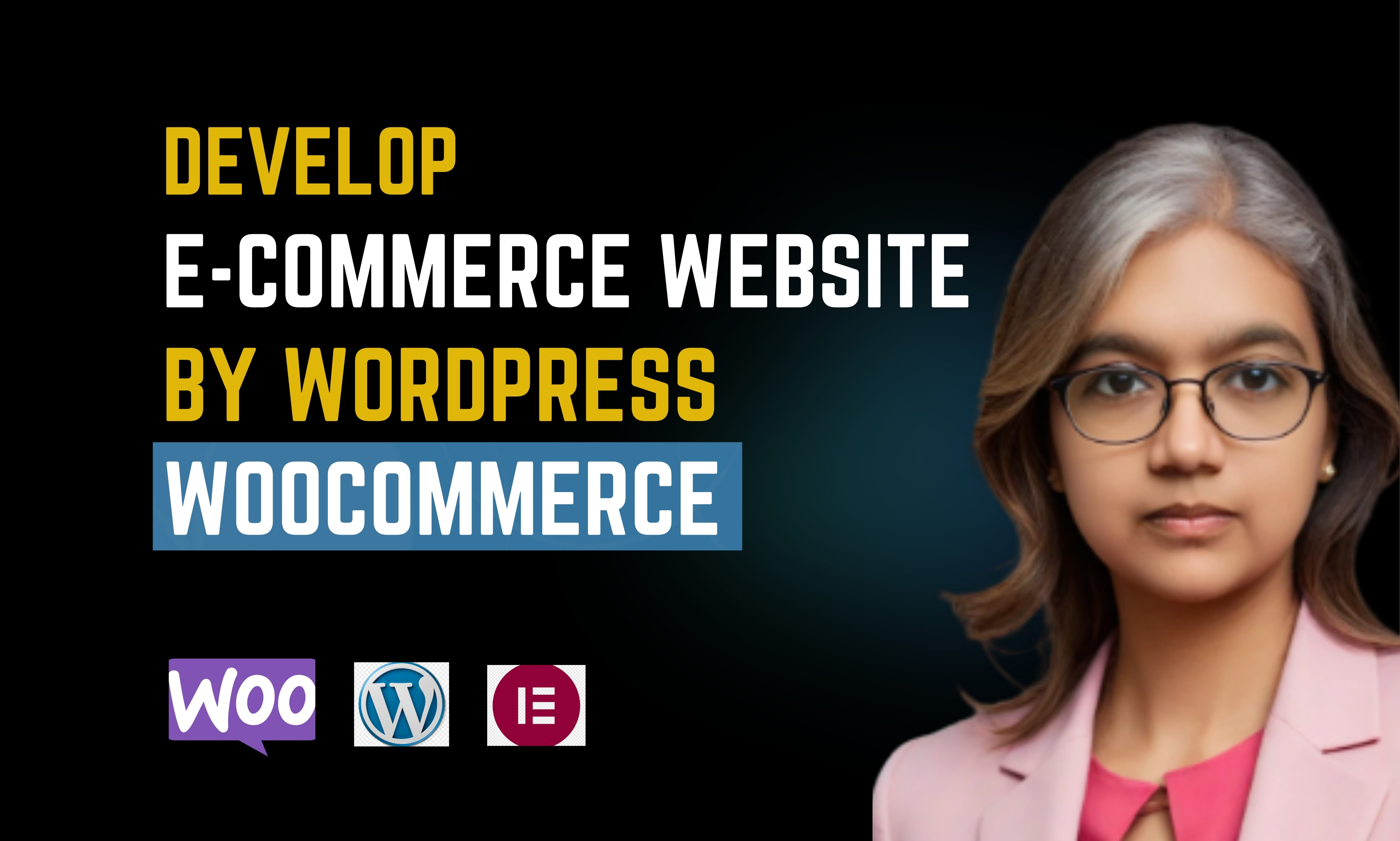 I will develop ecommerce website by wordpress woocomm...