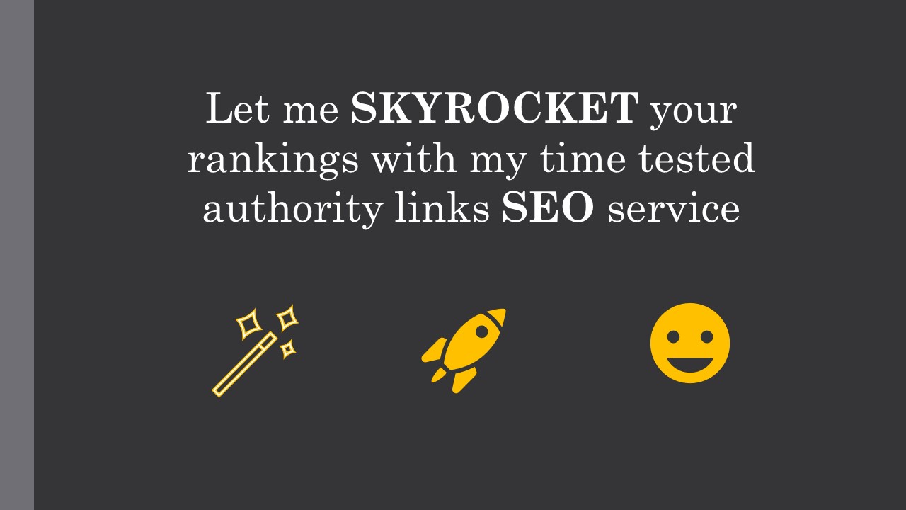 Using my SEO authority links, I'll skyrocket your Go...