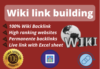 30 Wiki link building through high authority for goog...