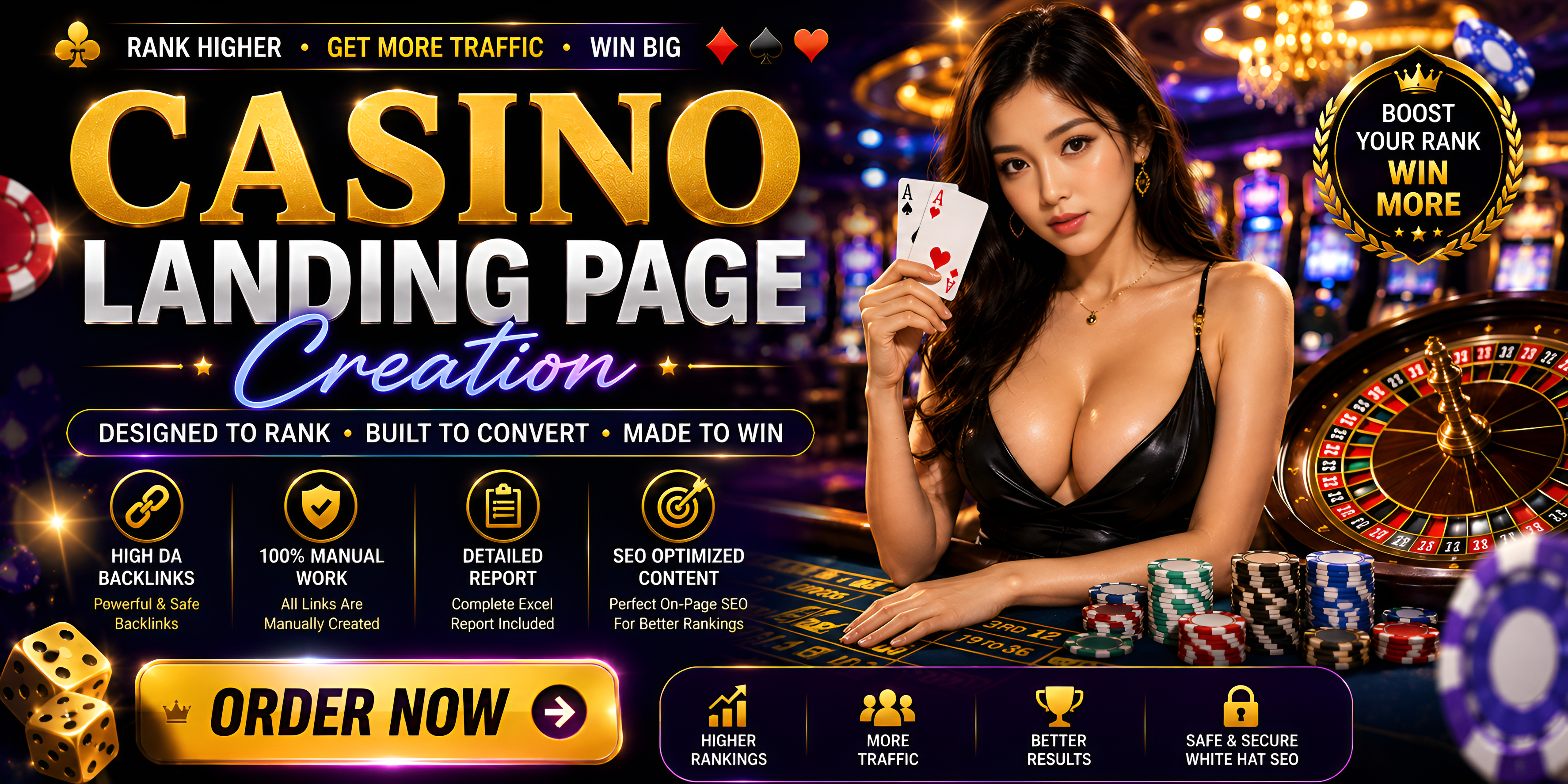 Casino Landing Page Well Designed/Attractive Pages Co...