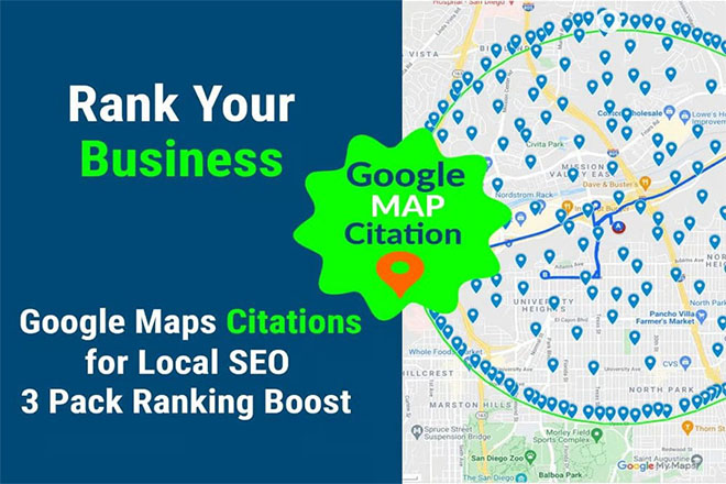 Create 500 google maps citations for gmb ranking loca...