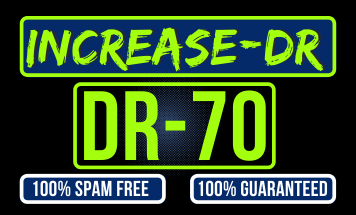 Increase domain rating ahrefs DR and domain authority...