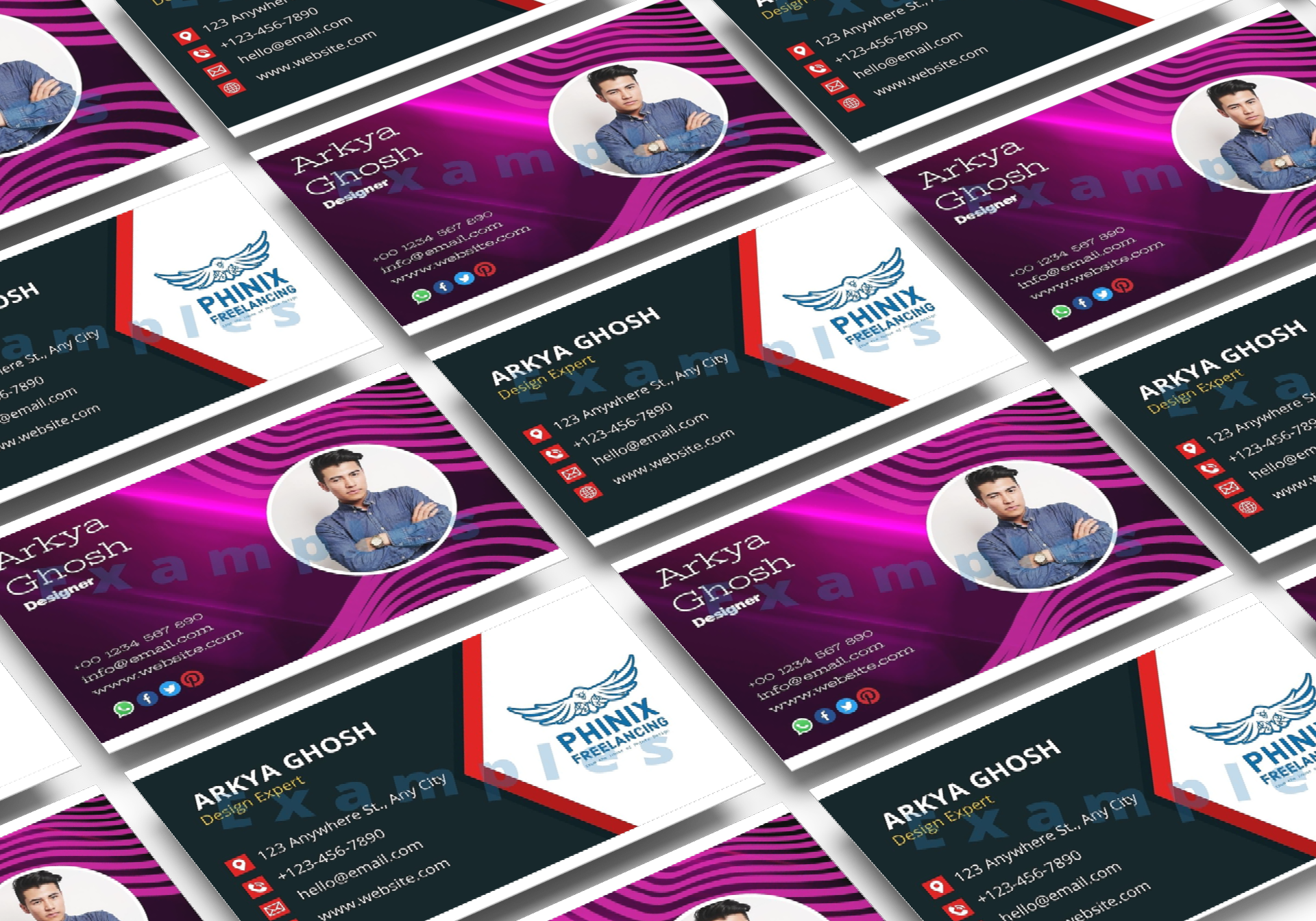 We can make attractive business card designs