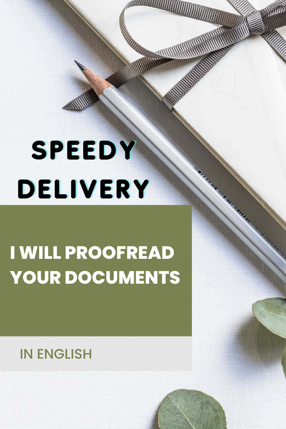 I will proof read any document and show you my change...
