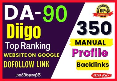 Manually Create Diigo High Quality 350 Profile Backli...
