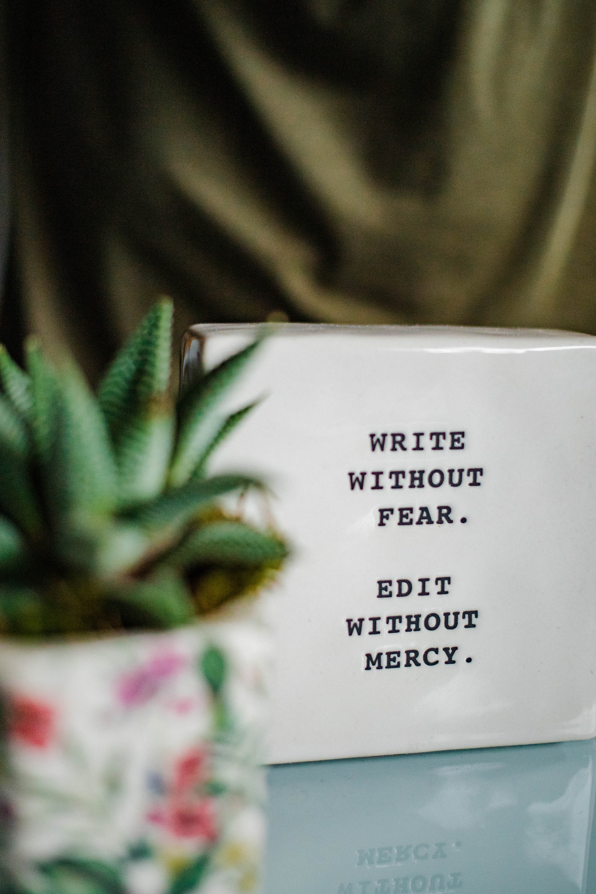 I WILL WRITE WITHOUT FEAR, EDIT WITHOUT MERCY AND CRE...