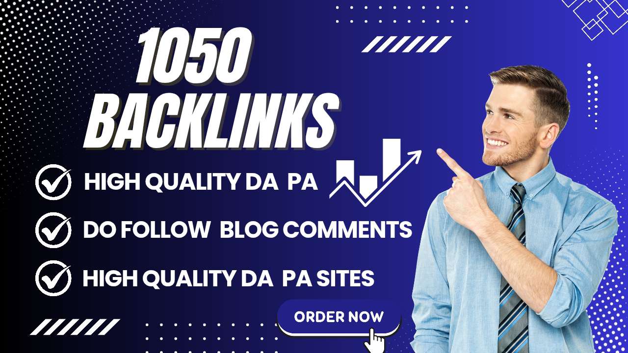 I Will Give 1050 Comments Backlinks High Quality DA-P...