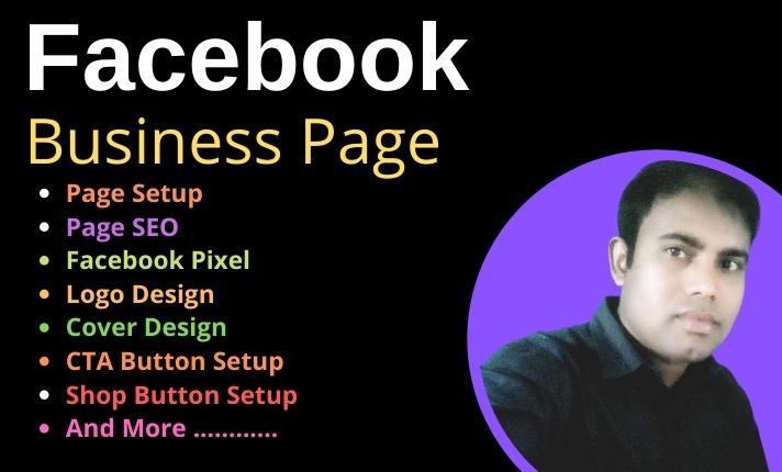 I will create or fix a SEO optimized FB business page...