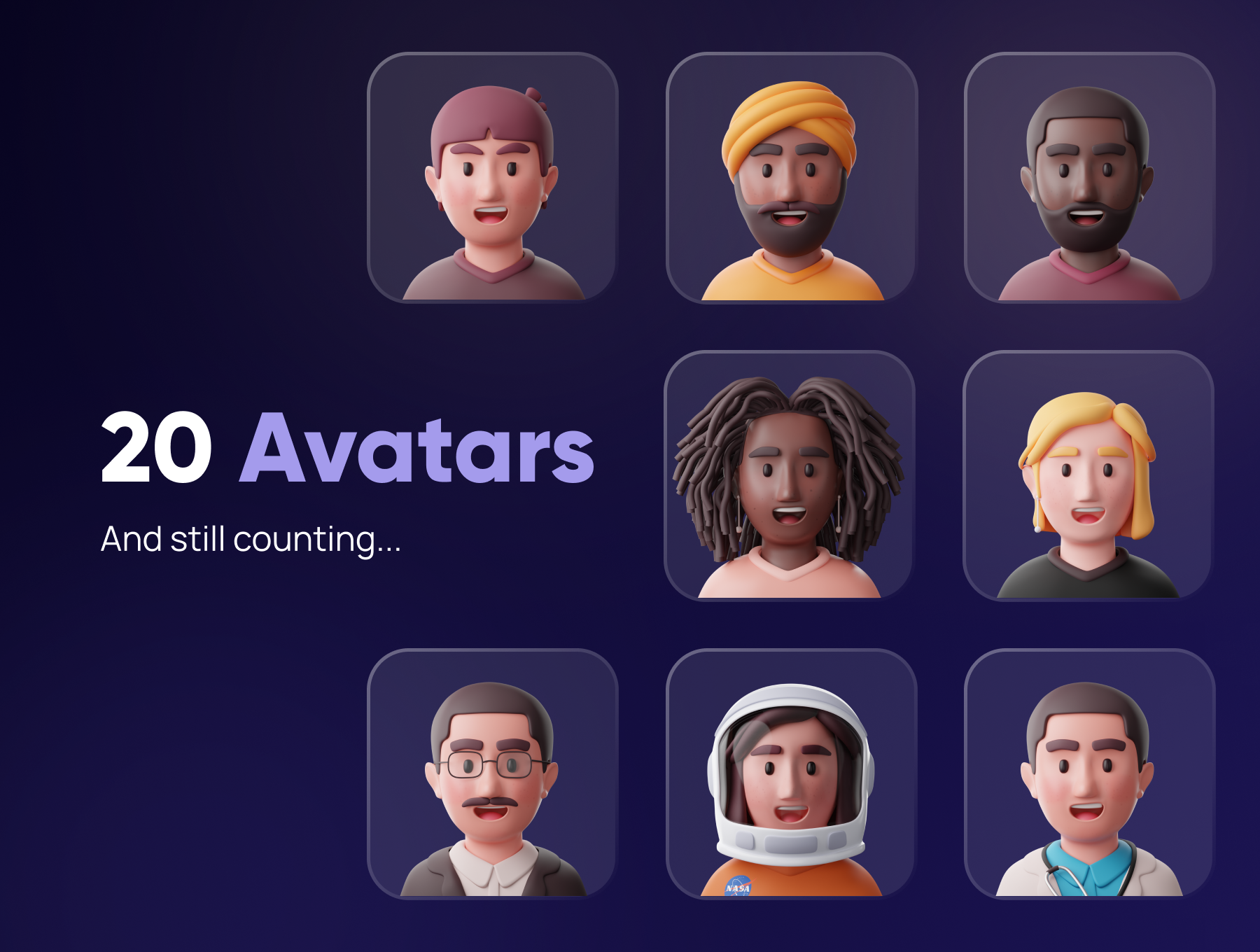 My Best Collection 3D Avatar for NFT Market