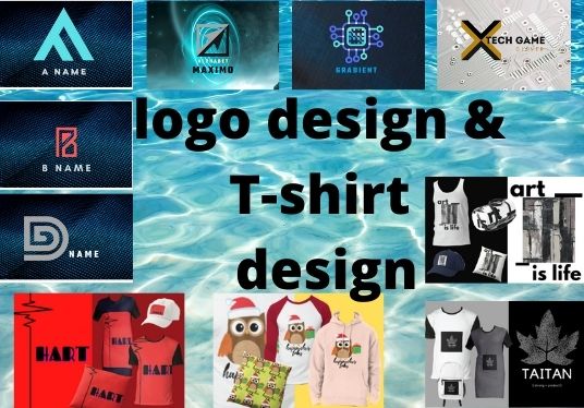 I will create catchy logo design and catchy t shirt a...