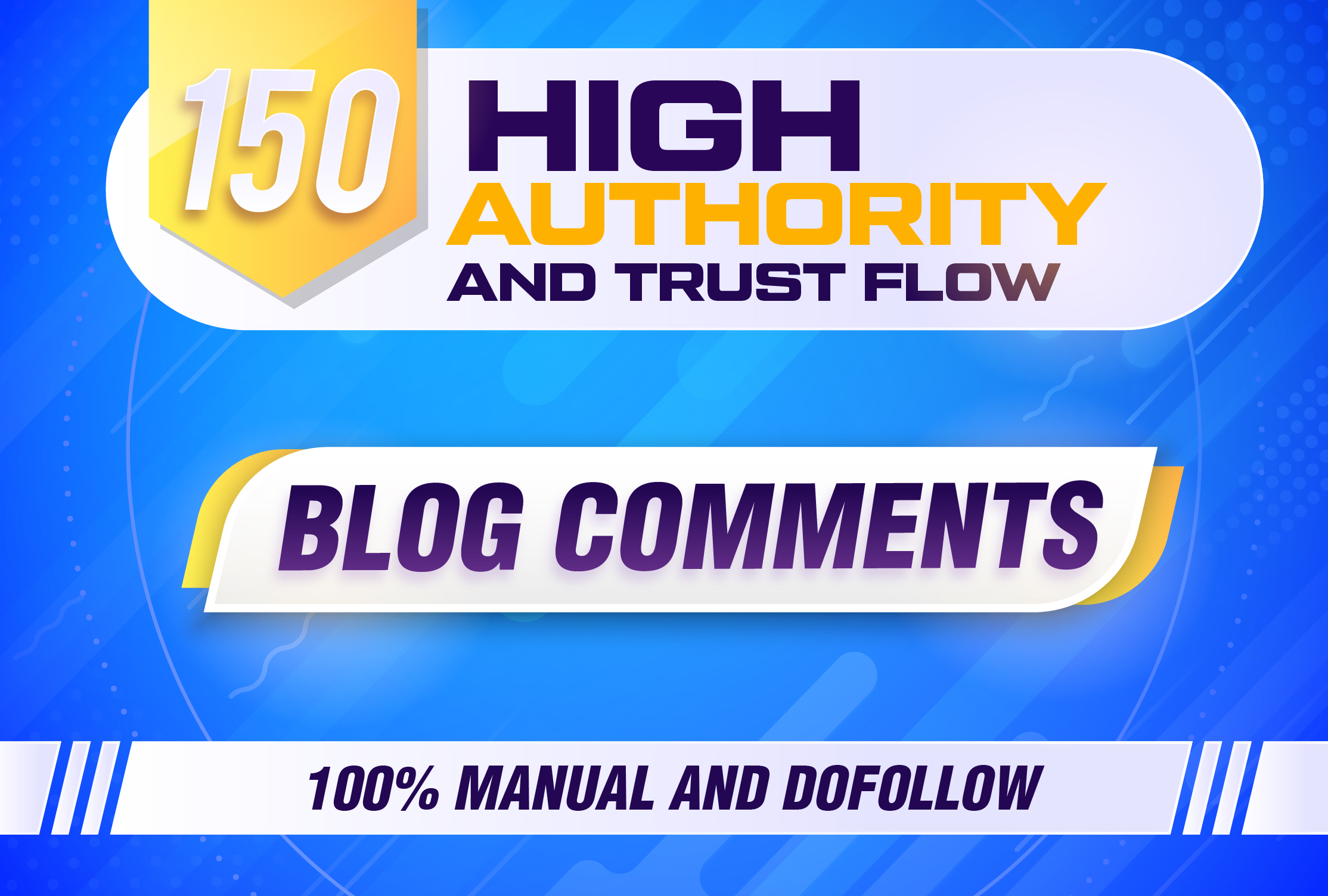 I will provide you High Quality Dofollow and Manual 1...