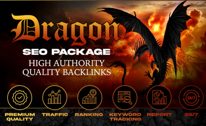 I will do dragon SEO package with high authority back...