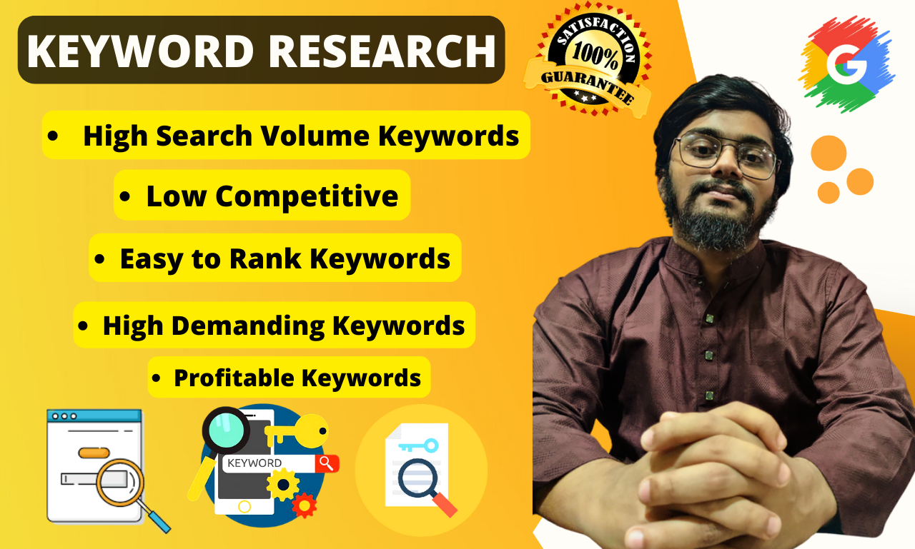 I will do advanced SEO keyword research and competito...