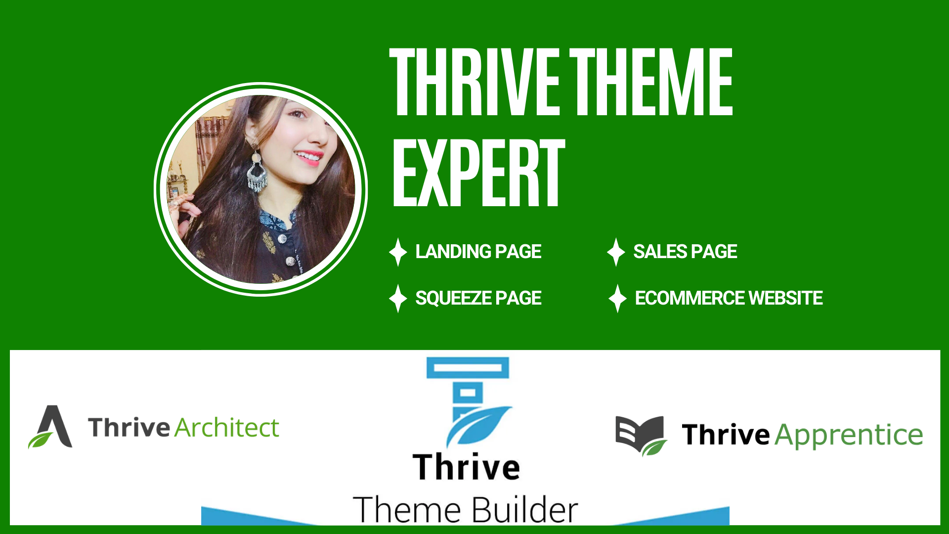 i will be your thrive theme and thrive architect assi...