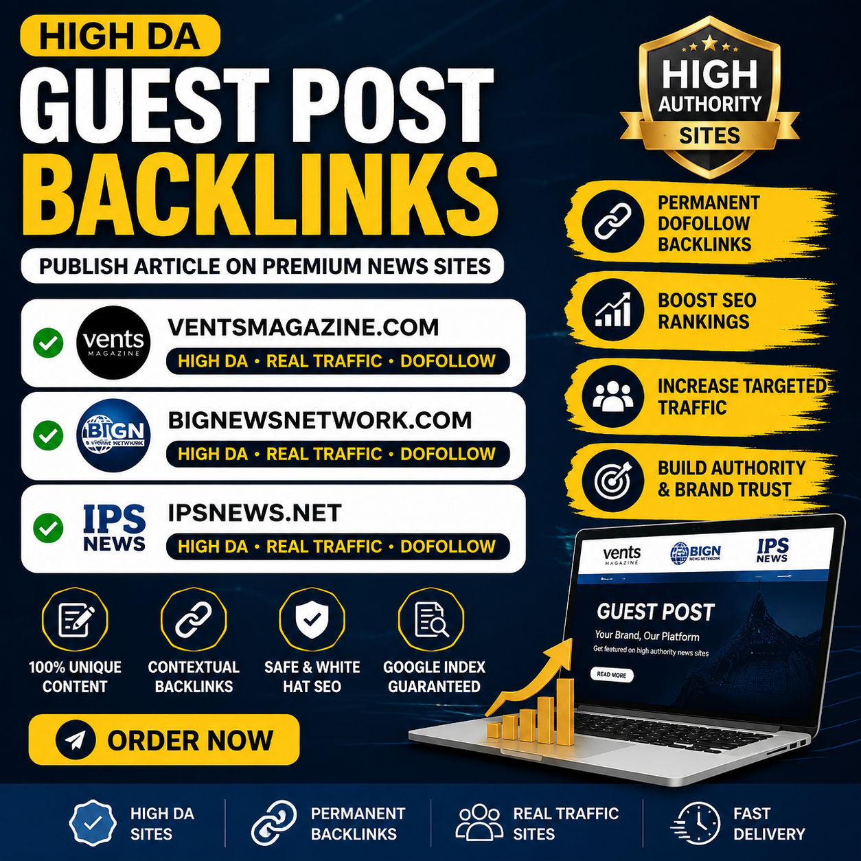 I will publish article on vents magazine, bignewsnet...