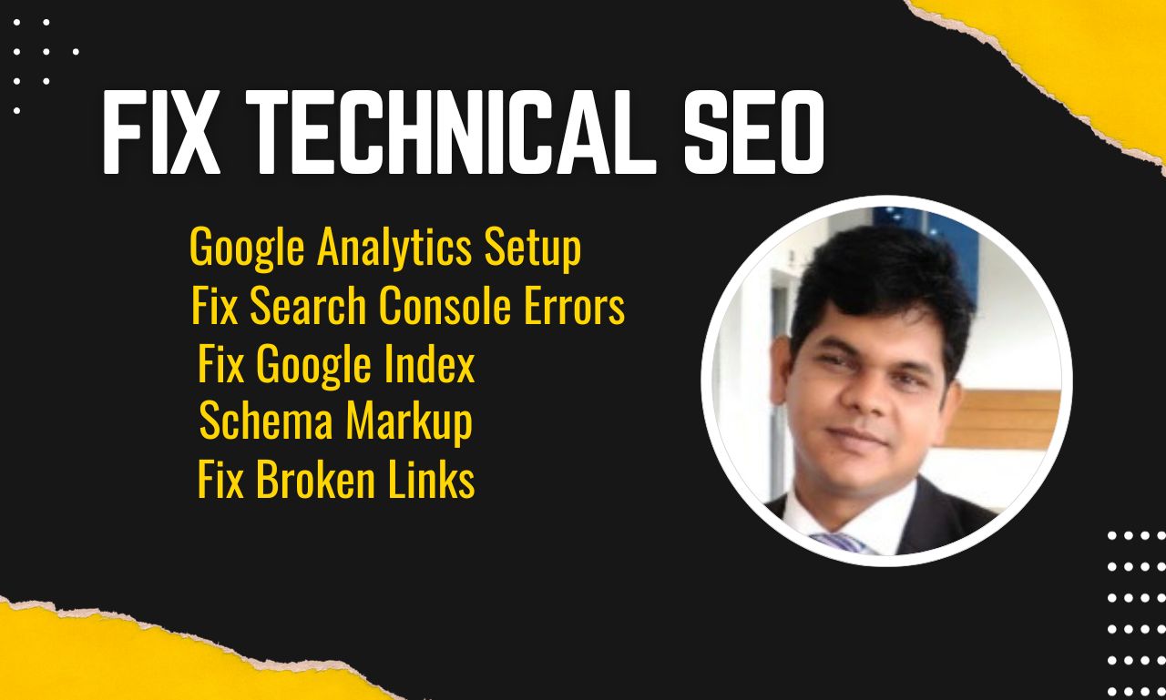 I will Fix Google Search Console Errors, Google Inde...