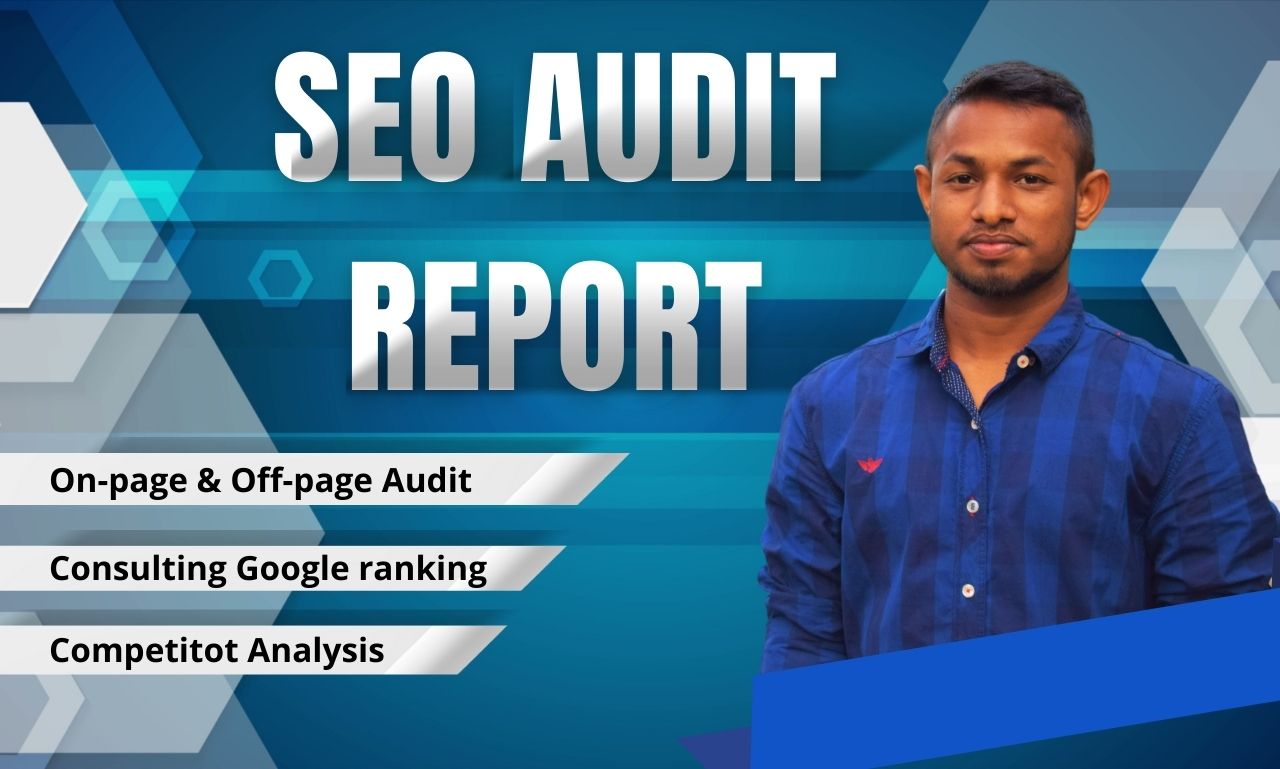 I will do provide a full website SEO audit report and...