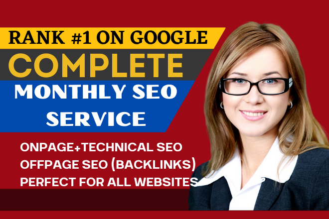 I will do complete on page off page and technical seo...