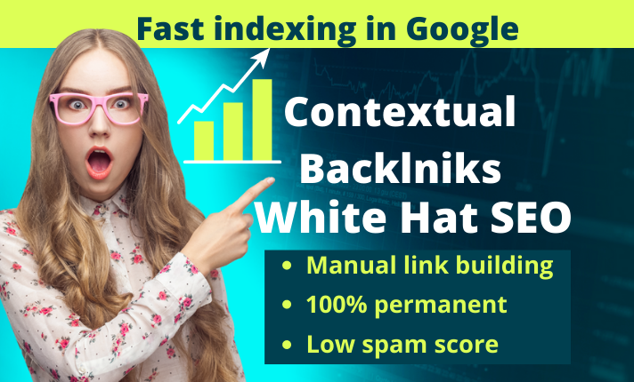 I will do manual white hat SEO backlinks