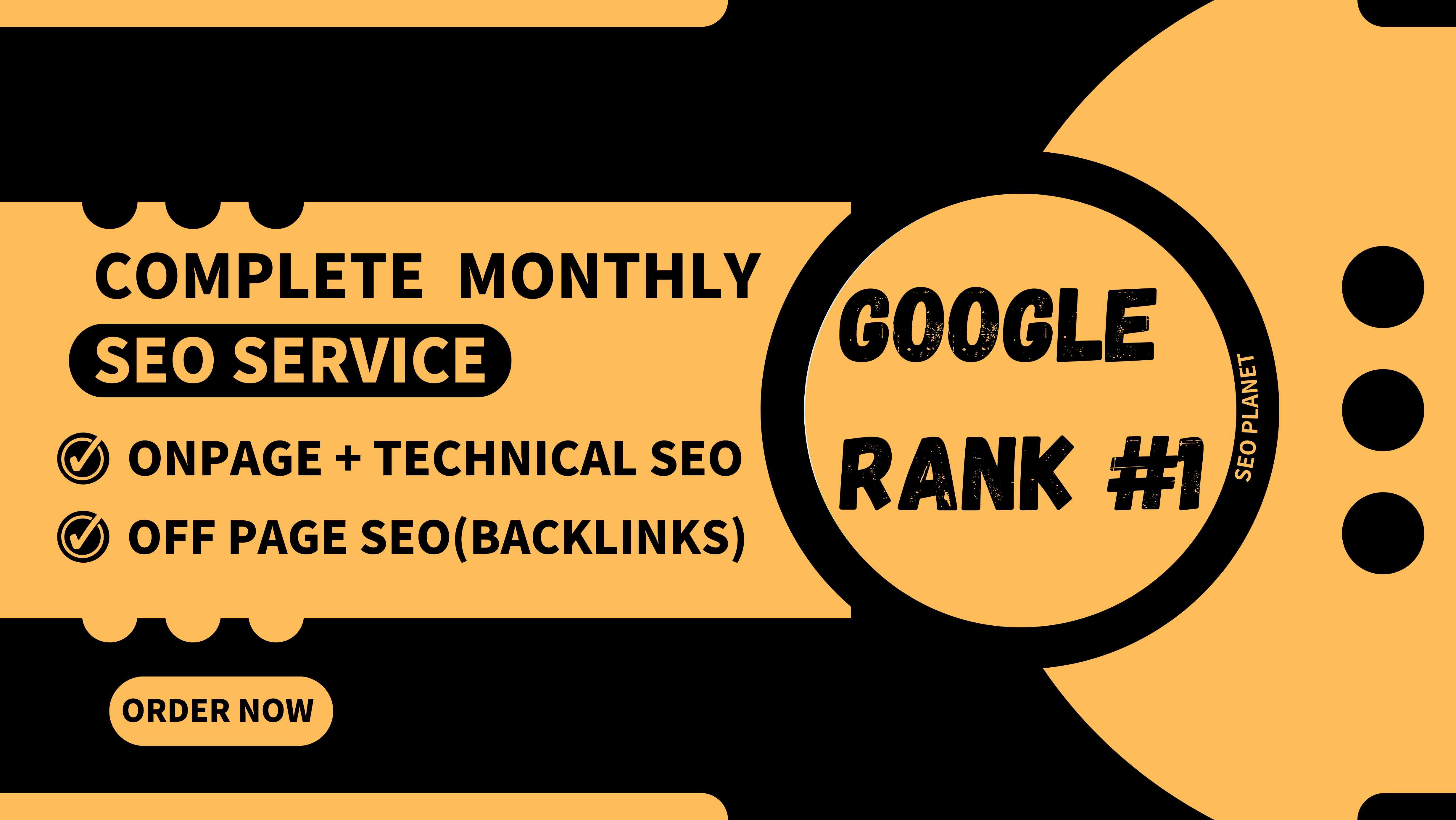 I will provide complete monthly SEO service with keyw...