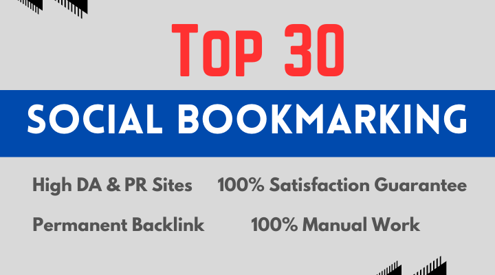 I will do Social Bookmarking Services to Boost Your O...