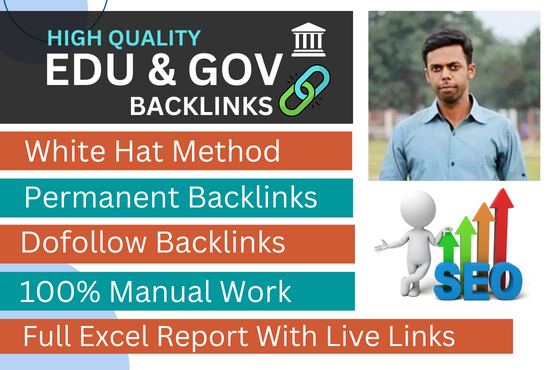 I will provide unique 40 edu and gov backlinks on hig...
