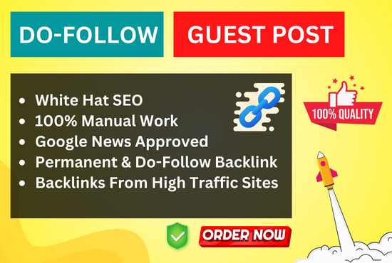 I will provide you 20 high authority guest post backl...