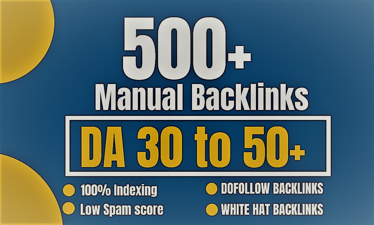 I will create 500 High Quality SEO Contextual Backlin...