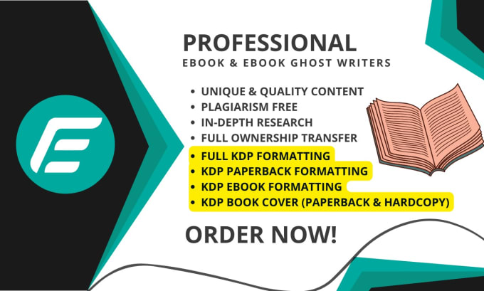 I will ghostwrite your nonfiction book, kindle ebook...