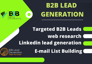 I will do 35 b2b lead generation and email list build...