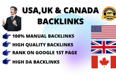 I will PROVIDE 30 high quality do-follow USA UK Canad...