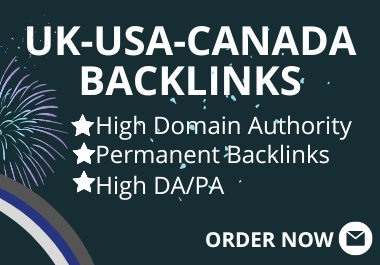 I will provide 35 USA UK Canada do follow backlinks o...
