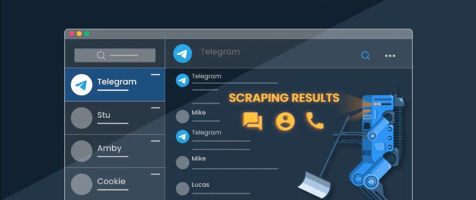 I will be your telegram bot developer, scrapping, t...