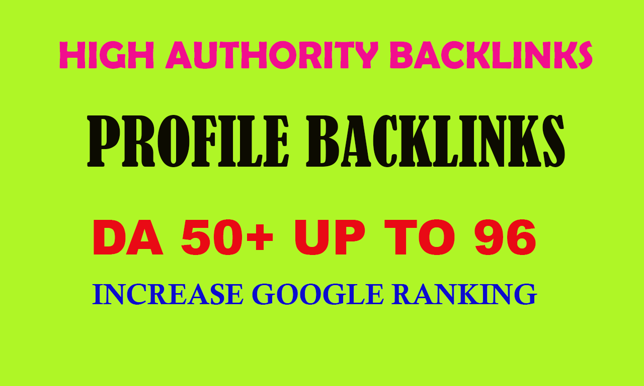 I will Build 170+ High Quality SEO Profile Backlinks ...