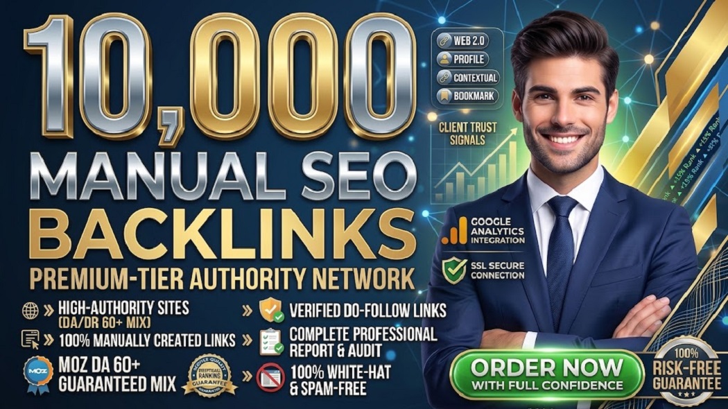 I will build Manual 10,000 Mixed SEO Do-follow backli...